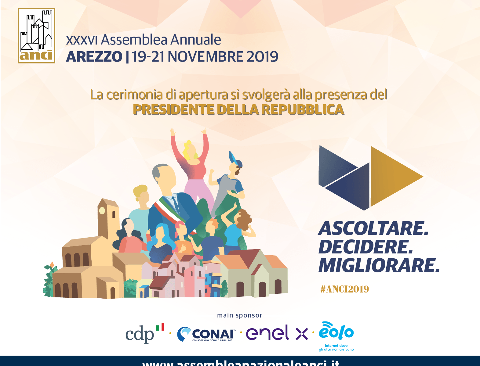 XXXVI Assemblea Nazionale dell’ANCI, il programma e tutte le info