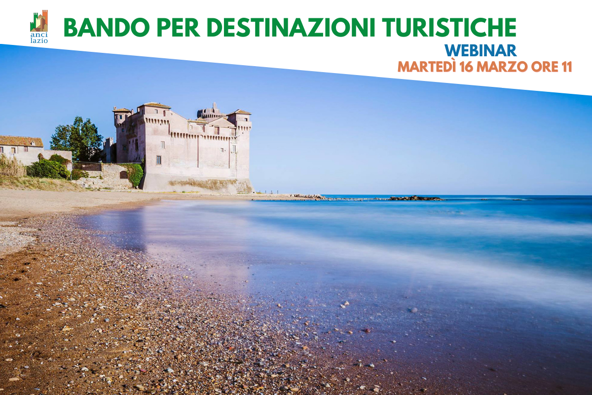 Webmeeting, il Bando Regionale sulle destinazioni turistiche visto dalla parte dei Comuni